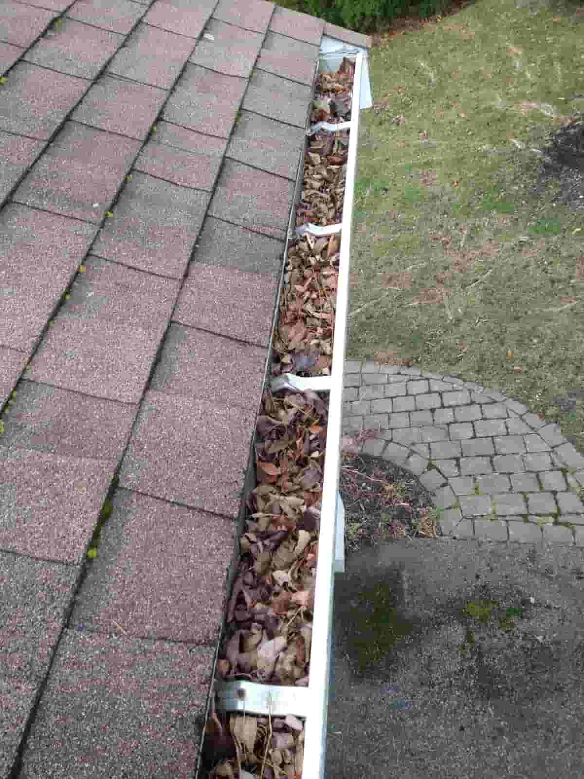 rigid gutter cleaning