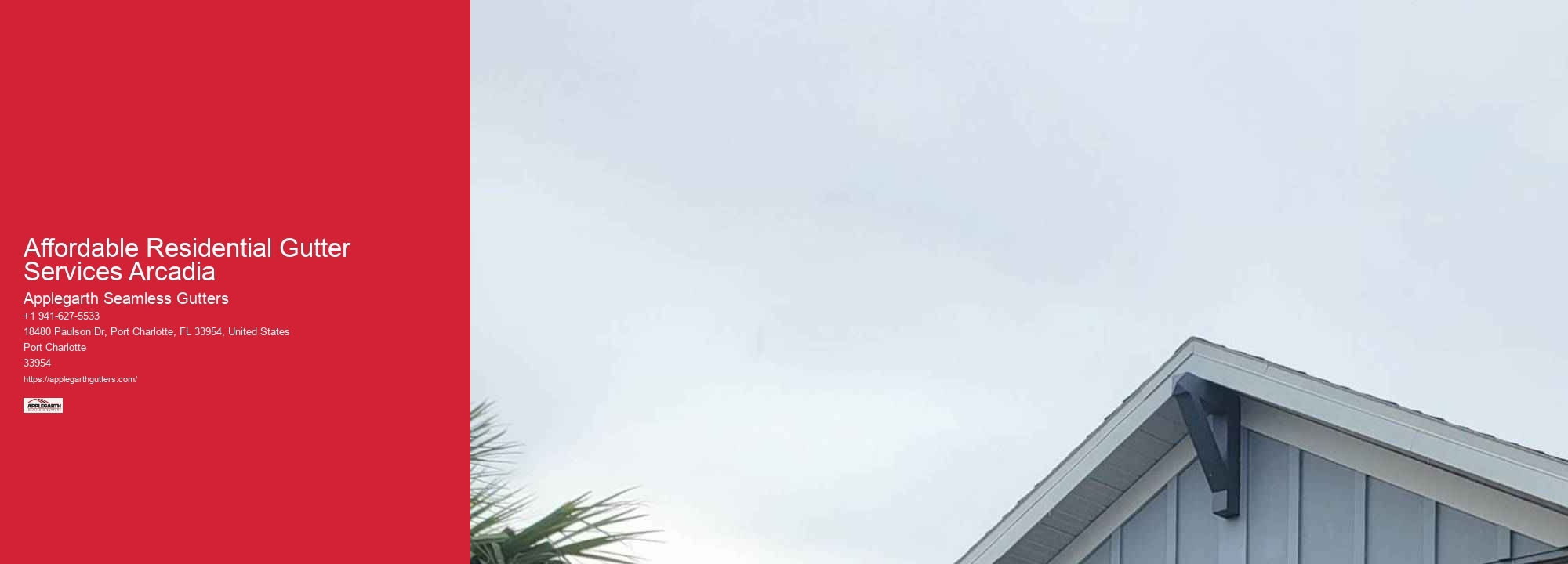 Affordable Residential Gutter Services Arcadia