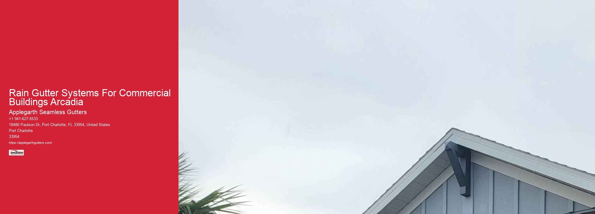 Rain Gutter Systems For Commercial Buildings Arcadia