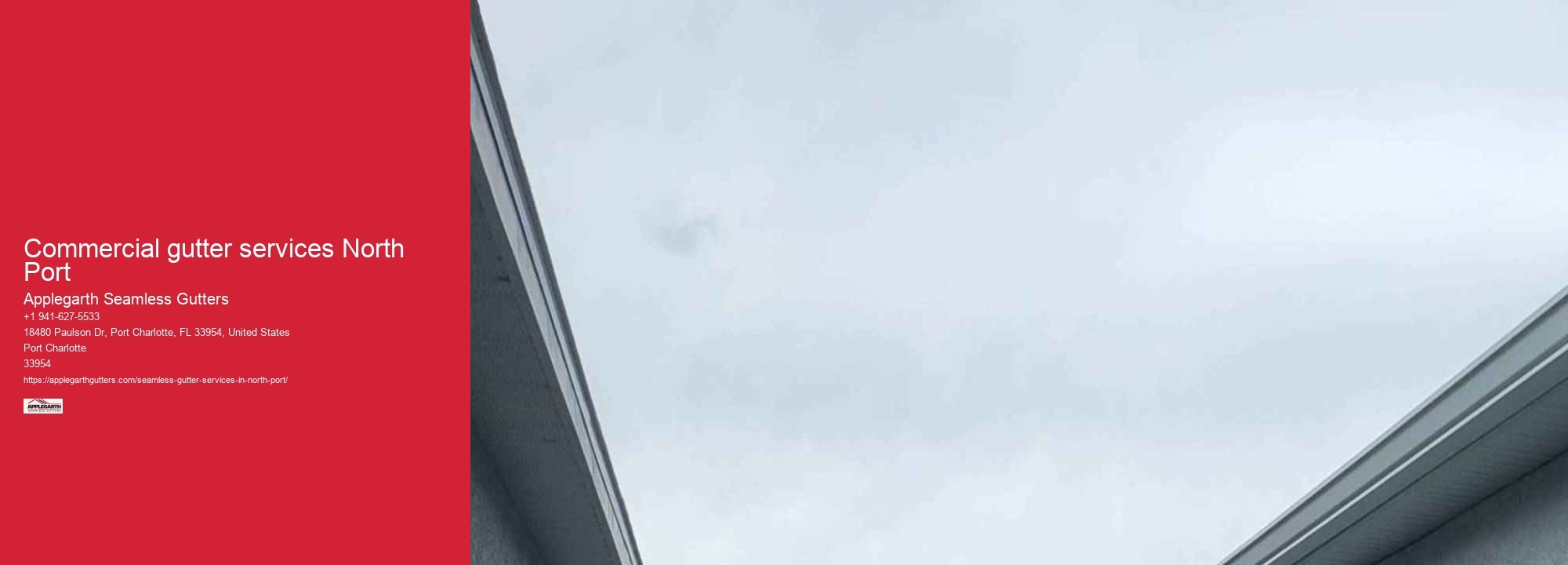 Commercial gutter services North Port