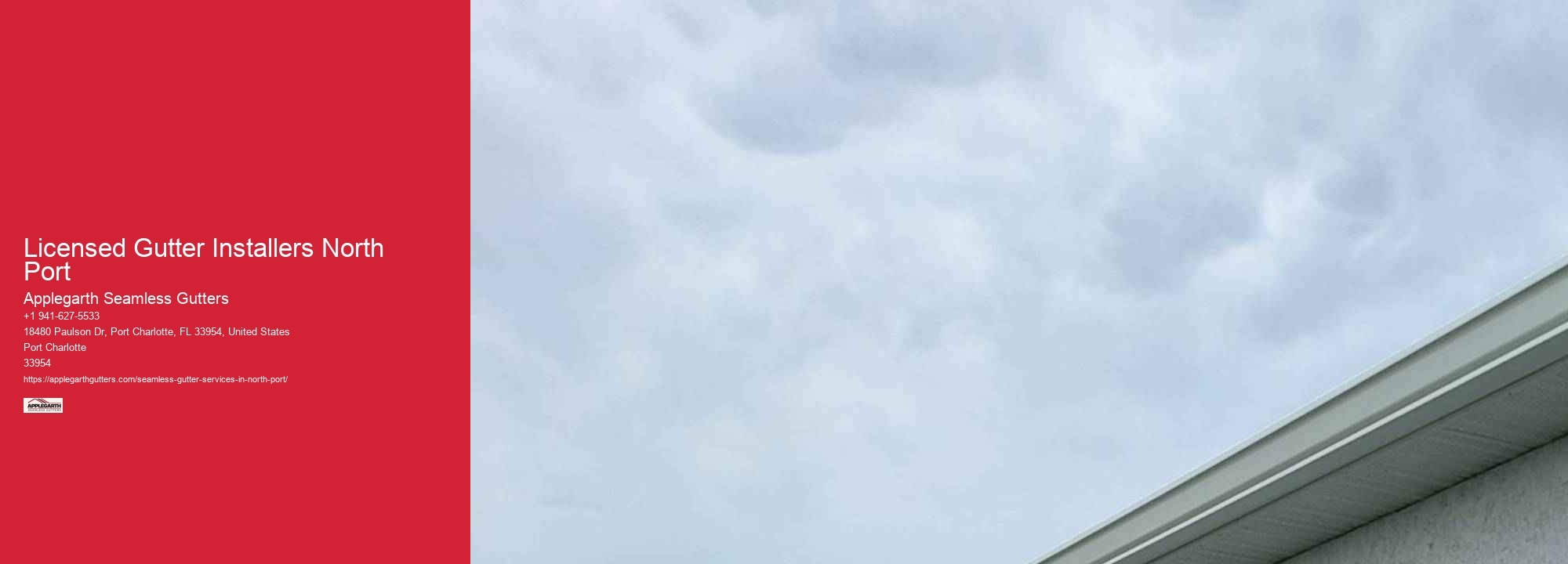 Licensed Gutter Installers North Port