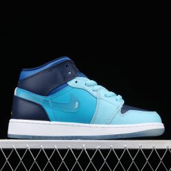 Air Jordan 1 Mid GS FLY Blue AJ1 1 BV7446400