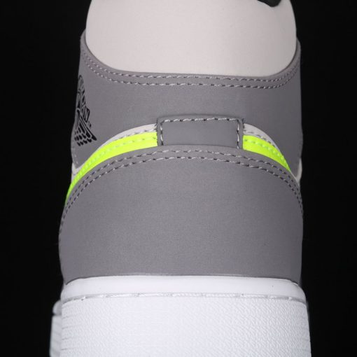 Air Jordan 1 Mid Grey Volt AJ1 1 554724072