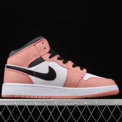 Air Jordan 1 Mid Pink QuartzAJ1 1 555112603