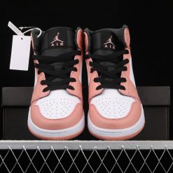 Air Jordan 1 Mid Pink QuartzAJ1 1 555112603