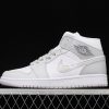 Air Jordan 1 Mid White Lime AJ1 1 BQ6472131