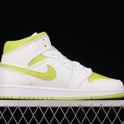 Air Jordan 1 Mid White Lime AJ1 1 BQ6472131