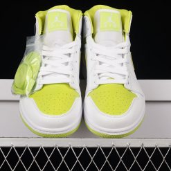 Air Jordan 1 Mid White Lime AJ1 1 BQ6472131