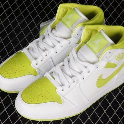 Air Jordan 1 Mid White Lime AJ1 1 BQ6472131