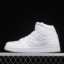 Air Jordan 1 MidQuilted WhiteAJ1 1 DB6078100