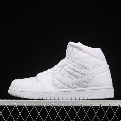 Air Jordan 1 MidQuilted White AJ1 1 DB6078100