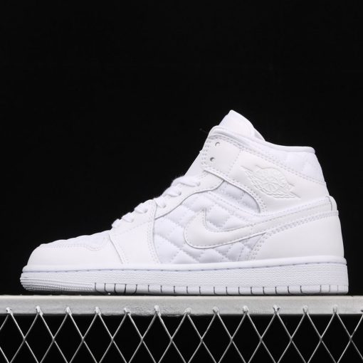 Air Jordan 1 MidQuilted White AJ1 1 DB6078100