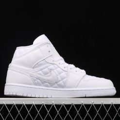 Air Jordan 1 MidQuilted WhiteAJ1 1 DB6078100