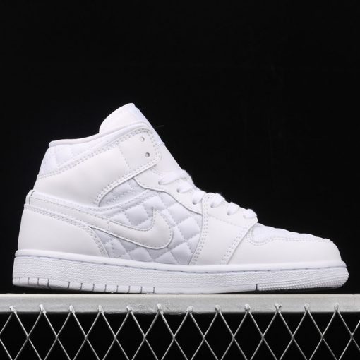 Air Jordan 1 MidQuilted White AJ1 1 DB6078100