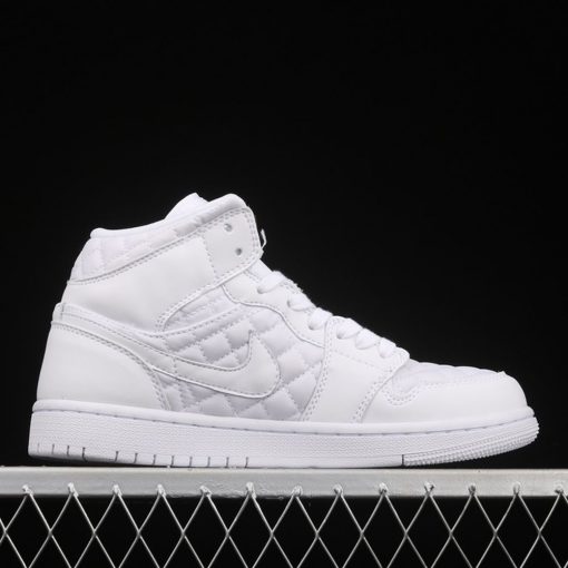 Air Jordan 1 MidQuilted White AJ1 1 DB6078100