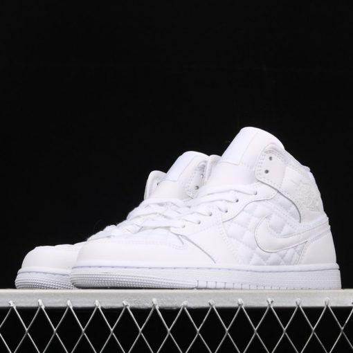 Air Jordan 1 MidQuilted White AJ1 1 DB6078100