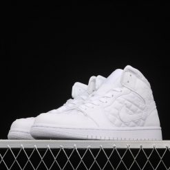 Air Jordan 1 MidQuilted WhiteAJ1 1 DB6078100