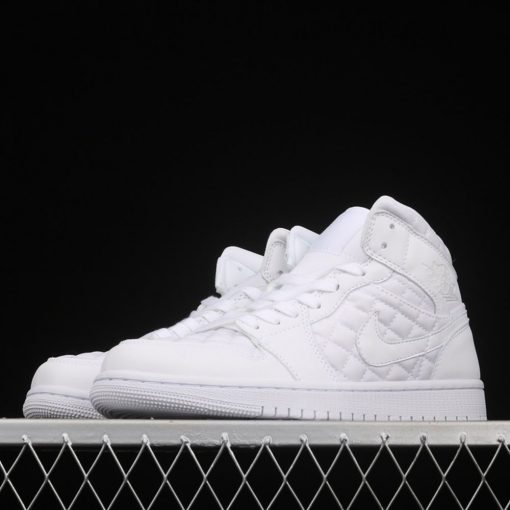 Air Jordan 1 MidQuilted White AJ1 1 DB6078100