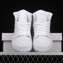 Air Jordan 1 MidQuilted WhiteAJ1 1 DB6078100