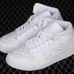 Air Jordan 1 MidQuilted WhiteAJ1 1 DB6078100