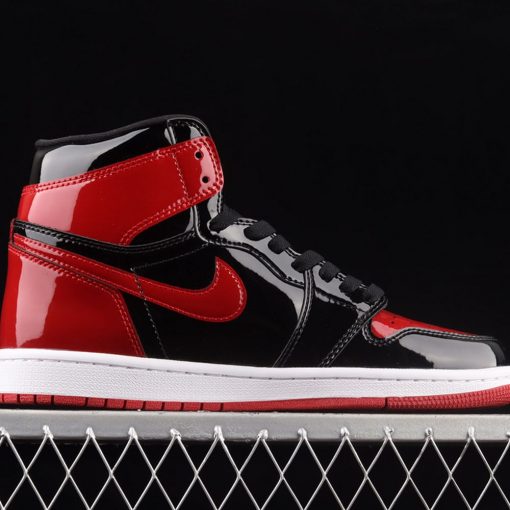 C Air Jordan 1 High OG Bred Patent AJ1 1 555088063