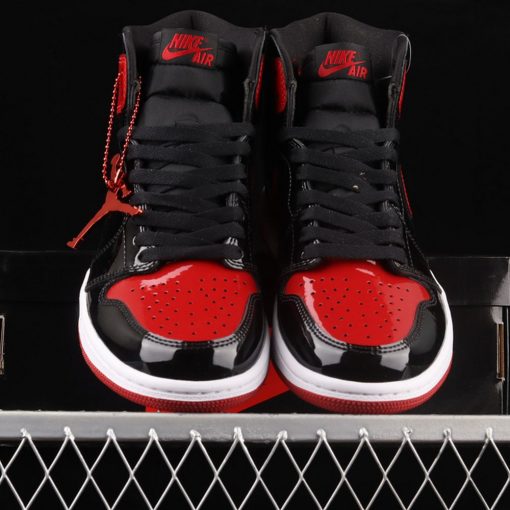 C Air Jordan 1 High OG Bred Patent AJ1 1 555088063