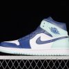 G Air Jordan AJ1 Mid Blue Mint AJ1 1 BQ6472308