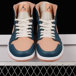 G Air Jordan AJ1 Mid Blue Mint AJ1 1 BQ6472308