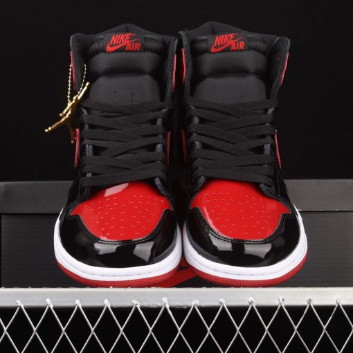 X Air Jordan 1 High OG Bred Patent AJ1 1 555088063