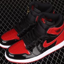 X Air Jordan 1 High OG Bred Patent AJ1 1 555088063