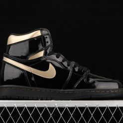 X Air Jordan 1 High OGBlackMetallic GoldAJ1 1 555088032