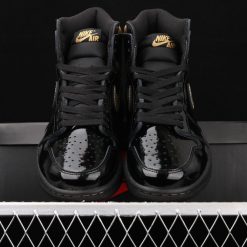 X Air Jordan 1 High OGBlackMetallic GoldAJ1 1 555088032