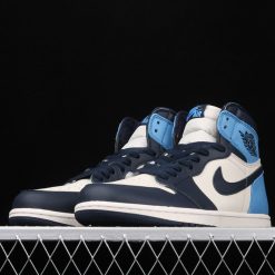 X Air Jordan 1 OG Obsidian AJ1 1 555088140