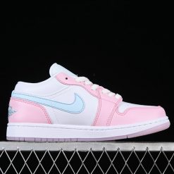 Z Air Jordan 1 Low WhitePink FoamGlacier Blue AJ1 1 HM3706141