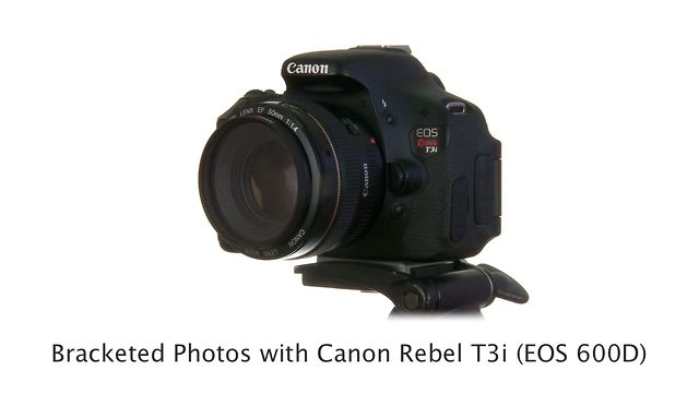 How to Shoot HDR Photos with a Canon 600D / Rebel T3i