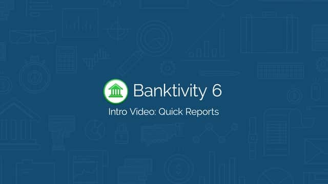 Banktivity 6: Quick Reports Screencast Software Tutorial Video