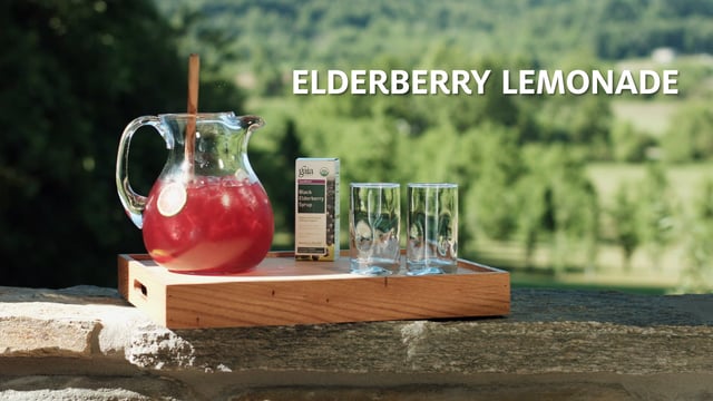 elderberry lemonade culinary video production