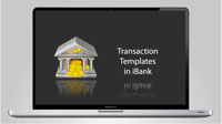 ibank transaction templates software tutorial video