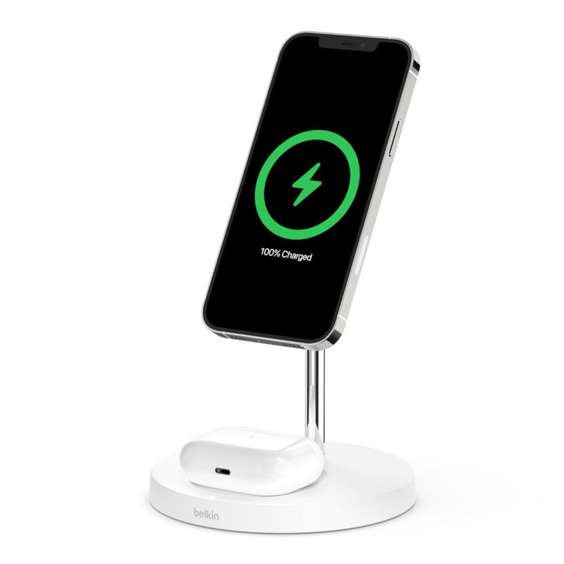 BOOST CHARGE™ PRO 2-in-1 Wireless Charger Stand with MagSafe 15W