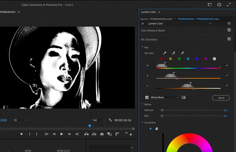 color finale for premiere pro