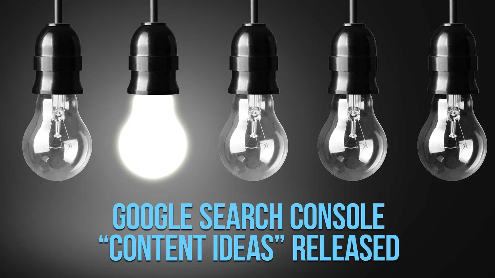 Google Search Console “Content Ideas” Released