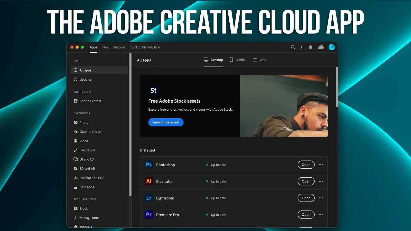 Download Adobe Creative Cloud Apps