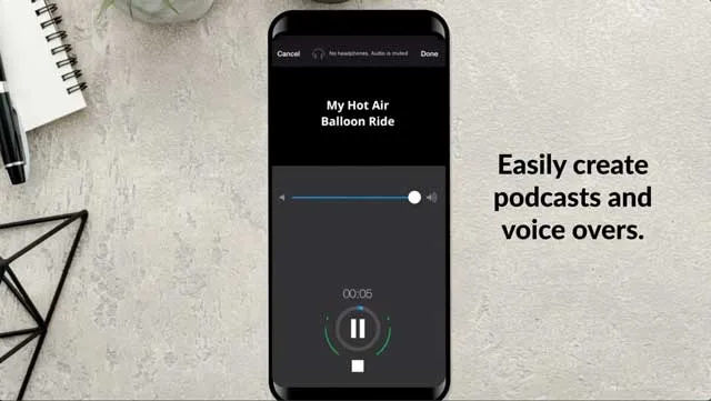 WeVideo-Screenshot-Mobile-App-Record-Audio