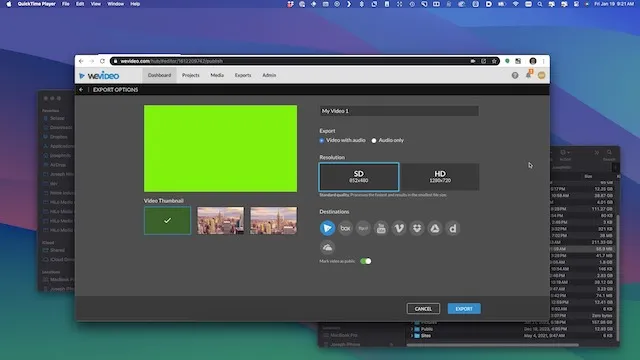 WeVideo_Screenshot_ExportOptions