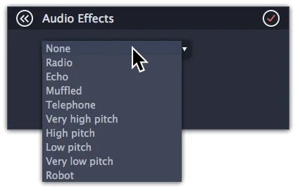 movavi video editor audio audio effects