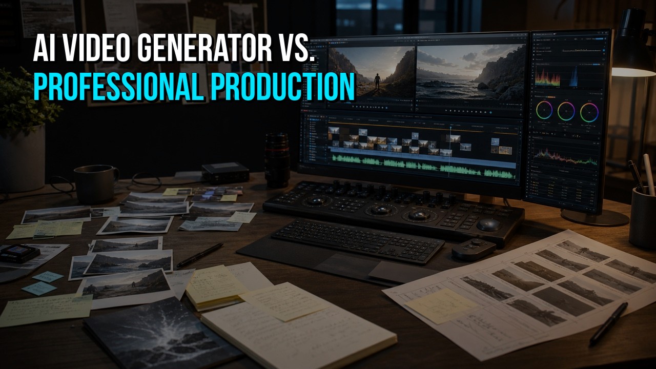AI Video Generator vs. Professional Video Production: Which Should You Choose?