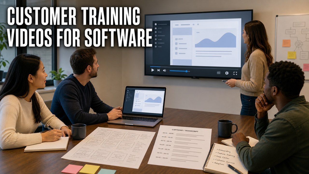 Customer Training Videos for Software and SaaS