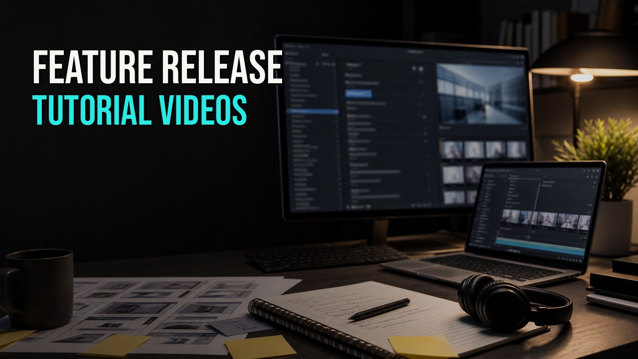 Feature Release Tutorial Videos for Software Launches