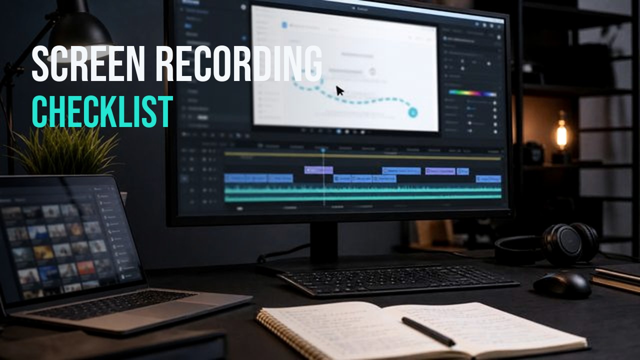 Screen Recording Checklist for Software Training Videos