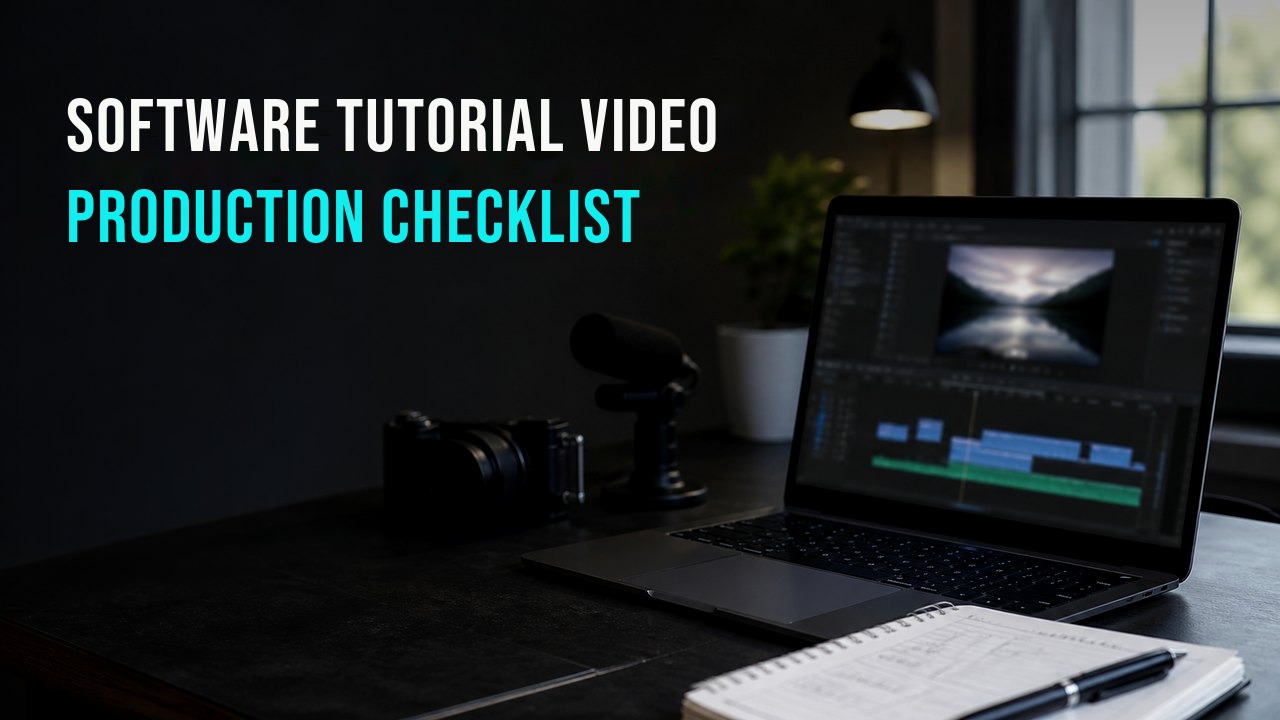 Software Tutorial Video Production Checklist